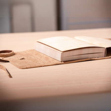Jurnal Vintage, piele naturala, maro deschis [4]