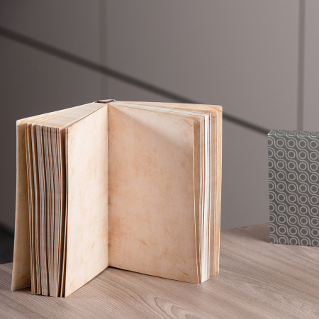 Jurnal Vintage, piele naturala, mov [4]