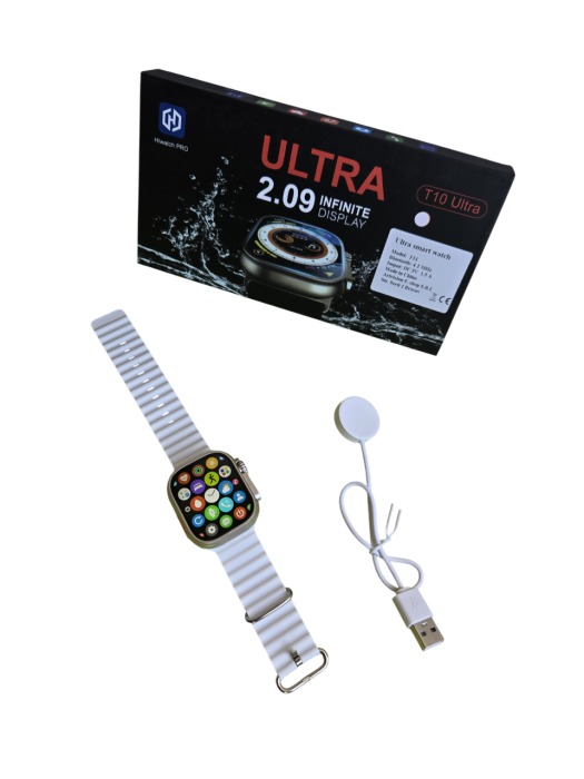 Ceas Smart Premium cu Display 2.01 Inch, Ritm Cardiac, Tensiune, Oxigen, Bluetooth, Rezistent la Apa, Corp din Aliaj de Zinc, Monitorizare Sanatate, Fitness, Afisare in Romana, Alarme si Notificari [2]