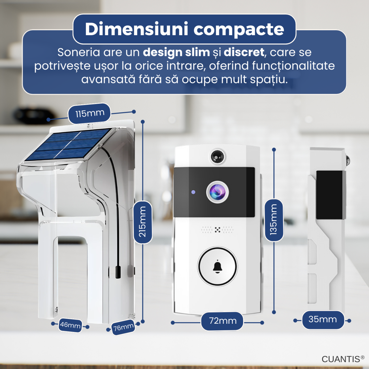 Sonerie Video U9 – Cameră HD, Viziune Nocturnă [8]