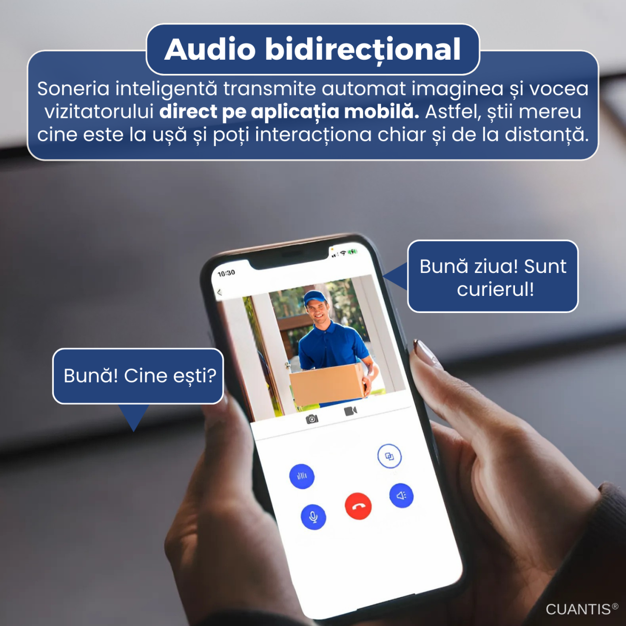 Sonerie Video U9 – Cameră HD, Viziune Nocturnă [3]