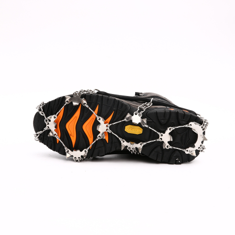 Crampoane montane 26 colti, inox ranforsat, marime L, geanta de transport inclusa, aderenta optima pe zapada si gheata [12]