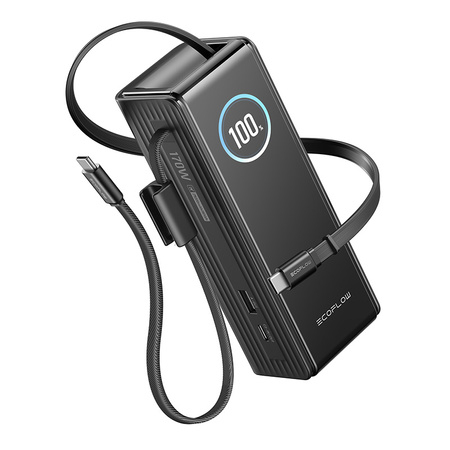 Baterii Externe - Baterie externă EcoFlow RAPID Powerbank 25000mAh, 170W
