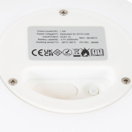 Lampă Camping Bo-Camp Steller 130 lm | LED Reîncărcabilă [2]
