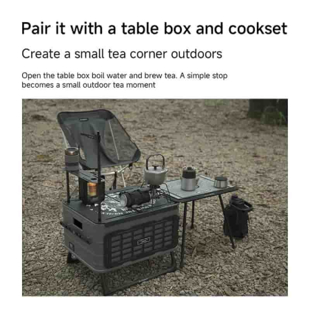 SC3 Travel Tea Set 4 în 1 | Set Ceai Camping Inox [1]