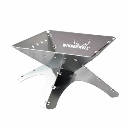 Winnerwell Flat Firepit M | Vatră Foc Camping Pliabilă Inox