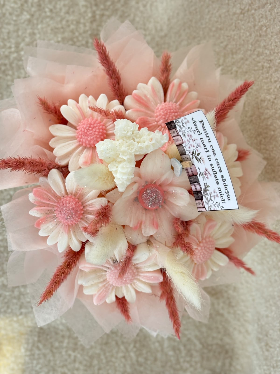 Aranjament Floral din Ceară CRISTAL – „SOFIA” [3]