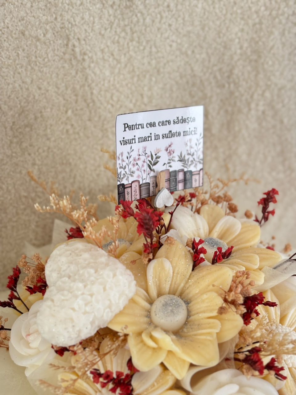 Aranjament Floral din Ceară CRISTAL – „ALYA” [3]