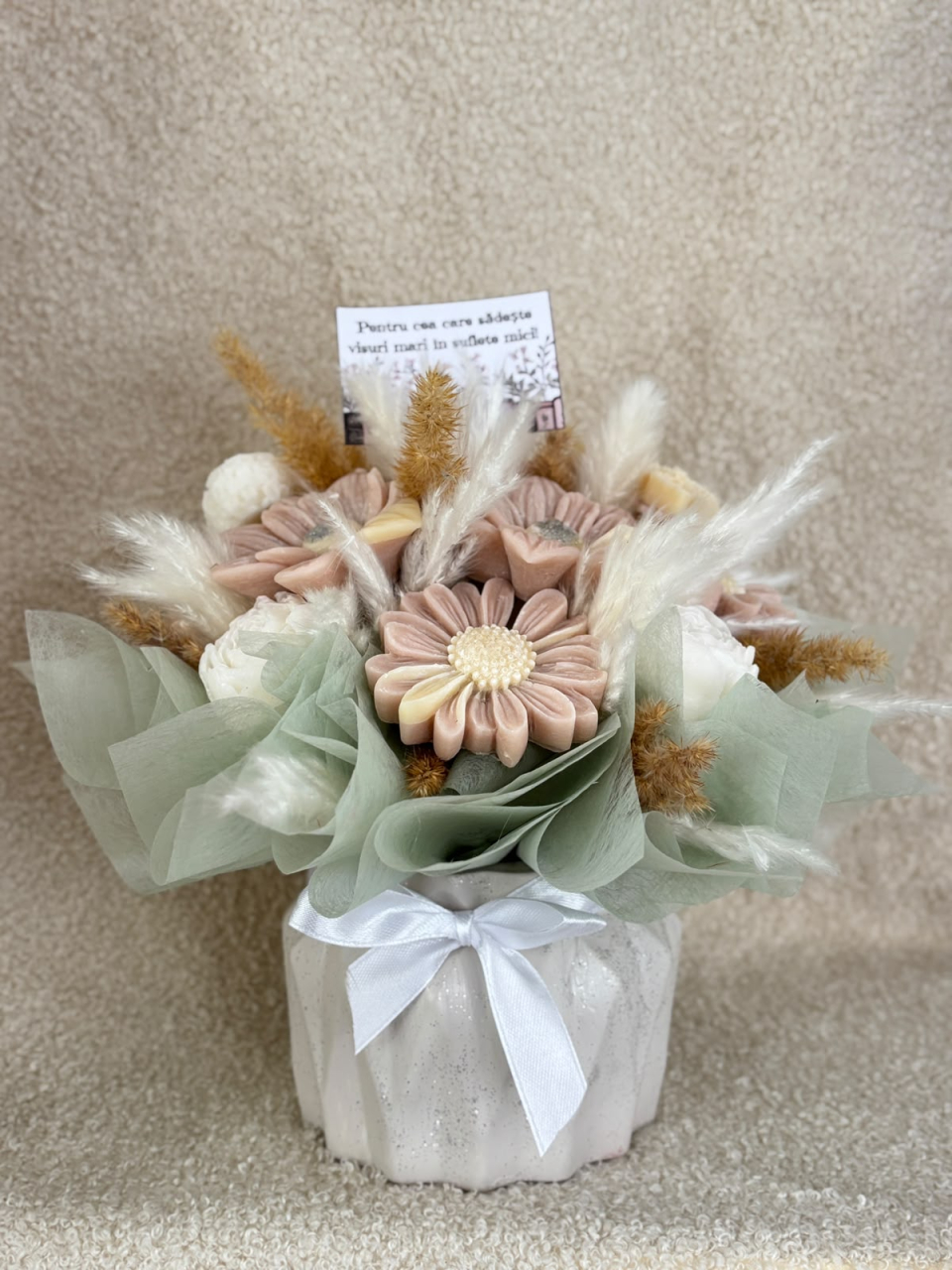 Aranjament Floral din Ceară CRISTAL – „NOAH” [4]