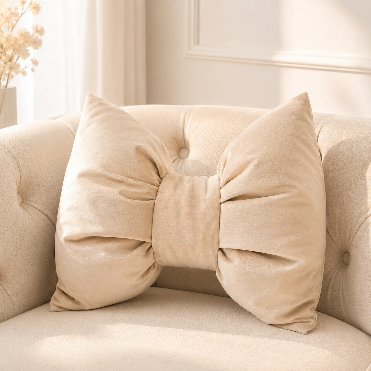 Pernă decorativă în formă de fundă „Velvet Bow” [4]