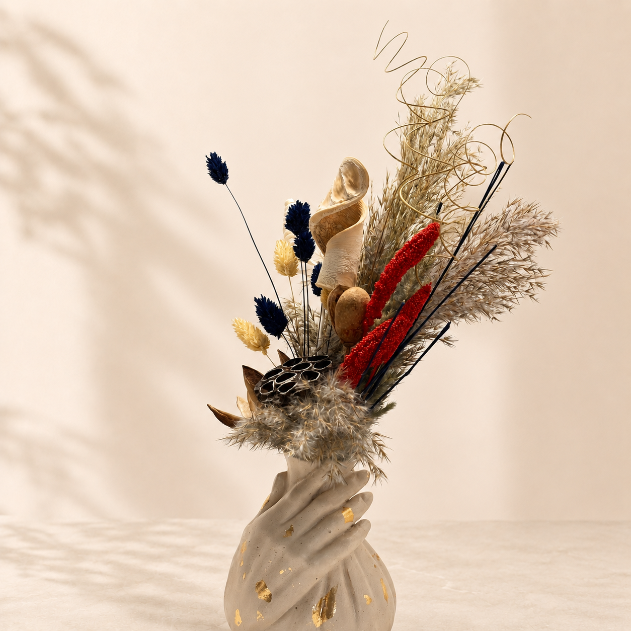 Vază decorativă „Royal Velvet - Red & Blue” - Ediție Limitată, 50cm [3]