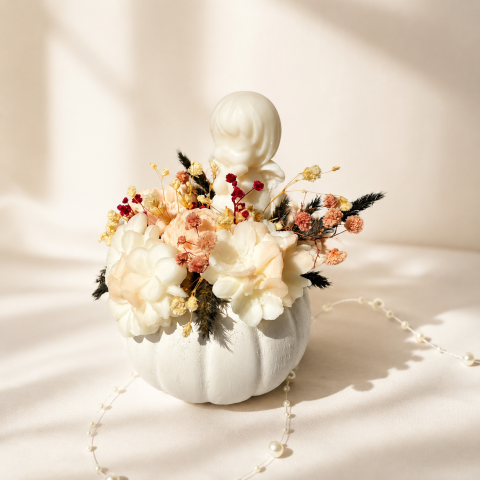 Categorii de produse - Aranjament din flori de ceară BLOOM -  „Angelic Prayer”