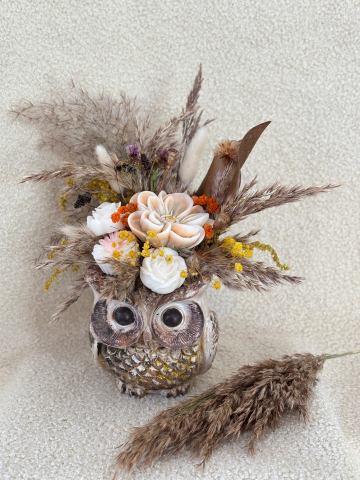 Categorii de produse - Aranjament Floral din Ceară FALL -  „Lucky Buhu”