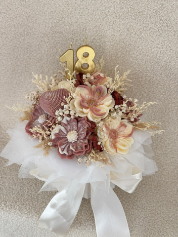 Aranjamente Florale din Ceară - Aranjament Floral din Ceară SCULPT „Anniversary”  - PERSONALIZAT