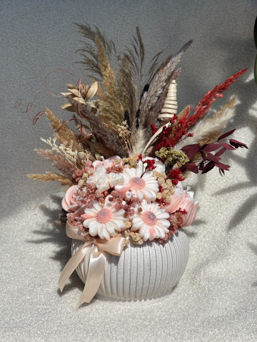 Aranjamente Florale din Ceară - Aranjament Floral din Ceară SFERA - „Boho Elegance”