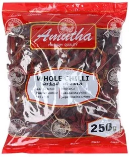 Bucatarie - Ardei iuti uscati 250g - Amutha