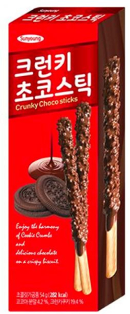 Snacks - Bețișoare crocante de ciocolată 54g SUNYOUNG