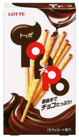 Snacks - Betisoare cu vanilie si ciocolata 40g LOTTE TOPPO