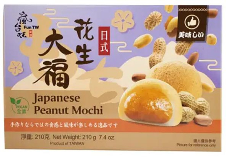Snacks - Mochi - Peanut 210g FUN TW