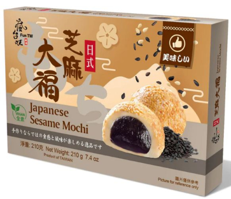 Snacks - Mochi - Sesam 210g FUN TW