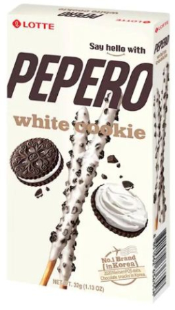 Snacks - Pepero - White Cookie 32g LOTTE