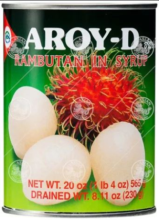 Bucatarie - Rambutan în sirop 565g, AROY-D
