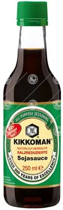 Sosuri - Sos de soia puțin sarat 250ml, KIKKOMAN