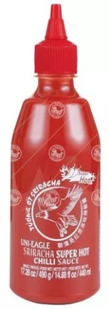 Chilli - Sos Sriracha Super Hot Chilli 490g, UNI EAGLE