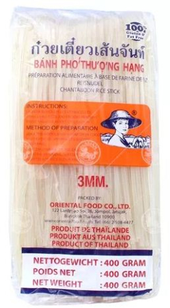Taitei - Taitei din orez 3 mm (M) 400g - FARMER