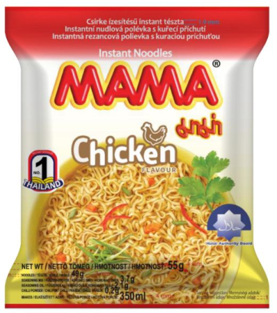 Taitei Instant - Taitei instant cu pui 55g, MAMA