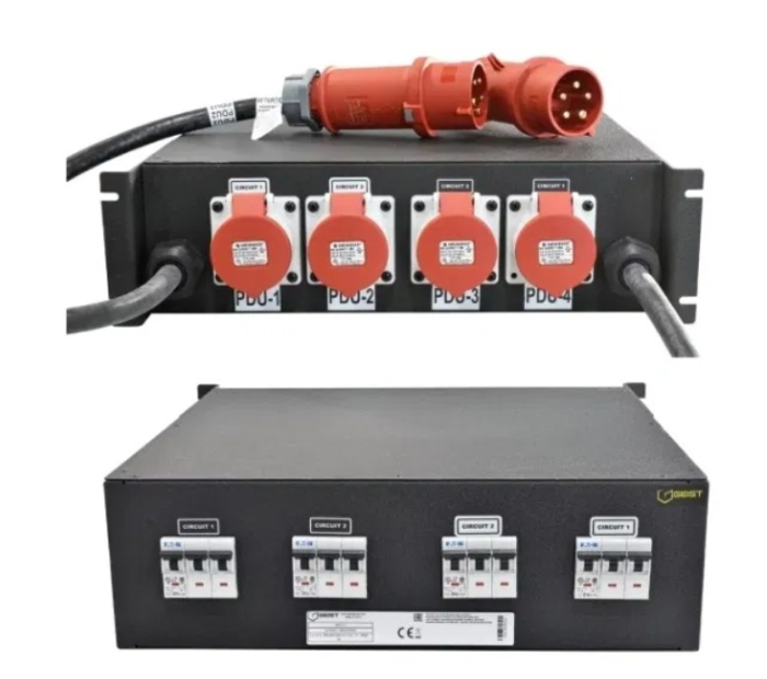 PDU( Power Distribution Unit) 3U Rack 2 x 32/ 24A GEIST USA 4 Prize [2]