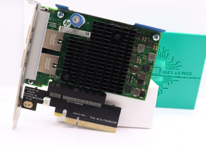 Placa de Retea Server/Ws HP 561FLR-T Dual 10Gb X540 + Adaptor PCex [2]