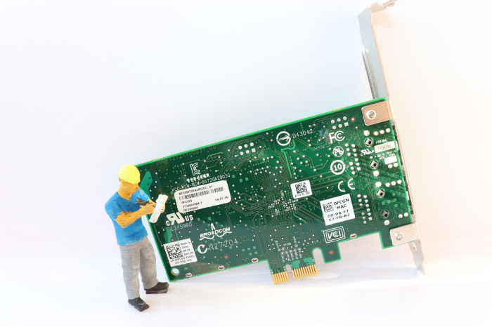 Placa Retea Dual Port Gigabit RJ45 Dell 0FCGN Broadcom 5720 [2]