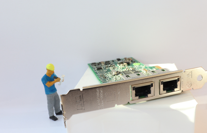 Placa Retea Dual Port Gigabit RJ45 Dell 0FCGN Broadcom 5720 [3]