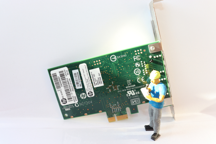 Placa Retea Dual Port Gigabit RJ45 HP 332T Broadcom BCM5720 [2]