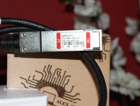 Cabluri Optice/RJ45 - Cablu DAC 40G QSFP+ FS 30AWG 1m