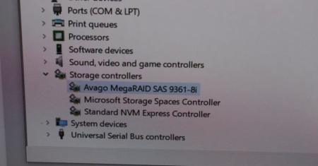 Controller LSI MegaRaid 9361-8i+ Modul 1Gb + BBU Cache LSI + Cabluri [3]