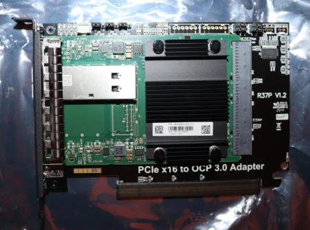 Placi de Retea - Kit Placa Retea Mellanox CX-5 100GbE MCX565A OCP 3.0 + Adaptor Pciex