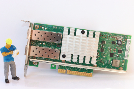 Placi de Retea - Placa retea Originala Intel X520-DA2 SFP+ Dual Port 10Gb 012FWC Low Profile
