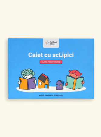 Produse - Caiet cu scLipici clasa pregătitoare, setul I