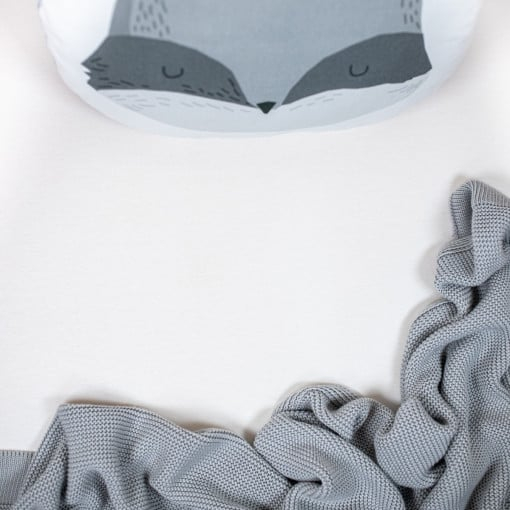 Cearceaf din bumbac 120x60 cm Alb [2]