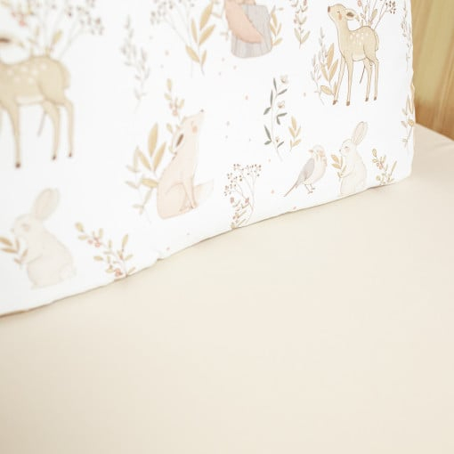 Cearceaf din bumbac 120x60 cm Bej [5]