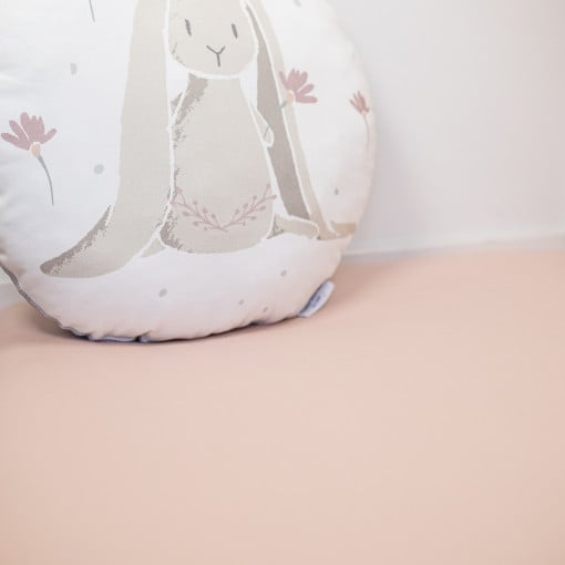 Cearceaf din bumbac 120x60 cm Roz [8]