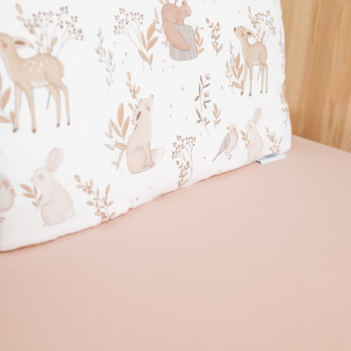 Cearceaf din bumbac 120x60 cm Roz [5]