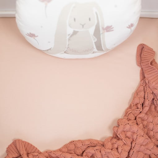 Cearceaf din bumbac 140x70 cm Roz [6]