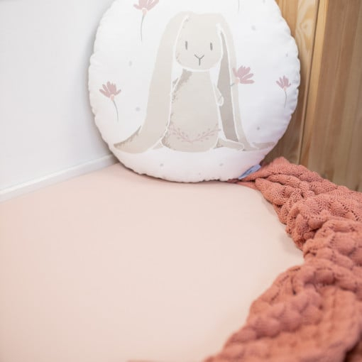 Cearceaf din bumbac 140x70 cm Roz [7]