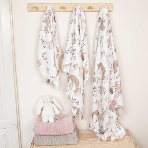 Muselina din bambus Prietenii padurii [2]