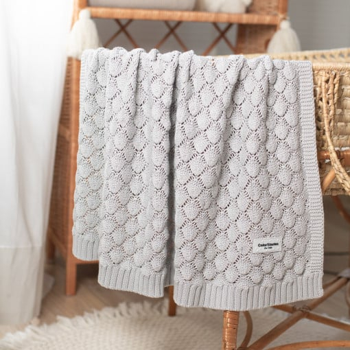 Pătură moale de bambus gri deschis – bambus și bumbac, antialergică [2]