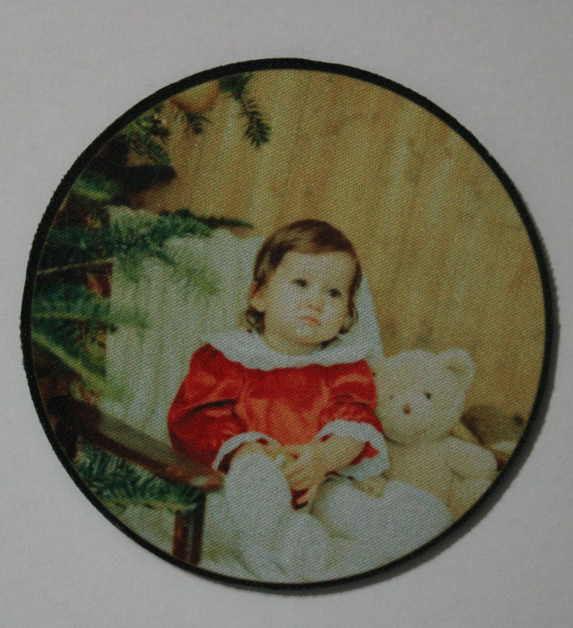 Suport pahar textil rotund - grosime 2 mm, diametru 9 cm [2]