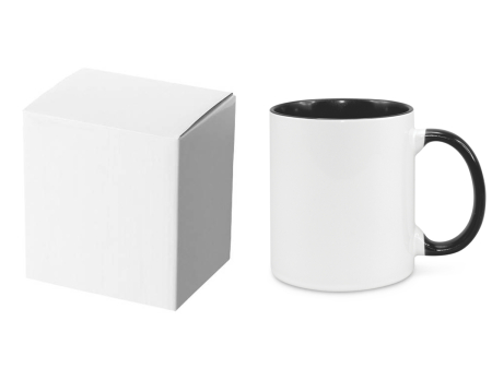 Produse personalizate - Cană interior și toartă negre - personalizată